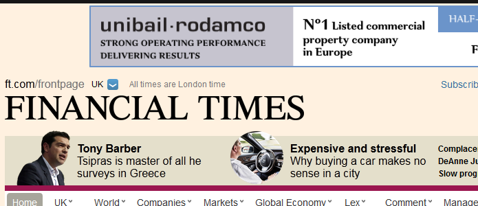 Газету The Financial Times выставят на продажу