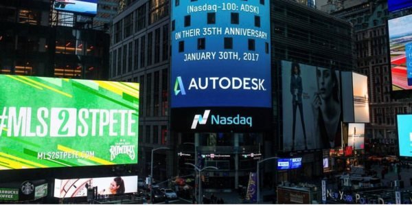 Лучше рынка смотрелись котировки производителя программного обеспечения Autodesk 