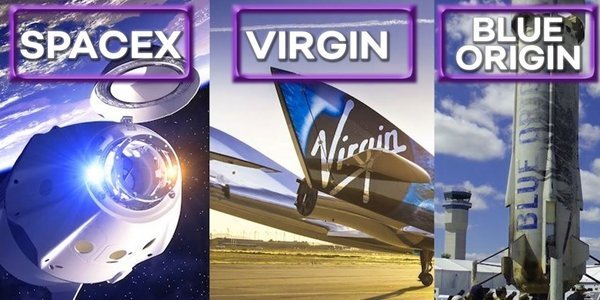 SpaceX vs Virgin Galactic vs Blue Origin: определяем лидера