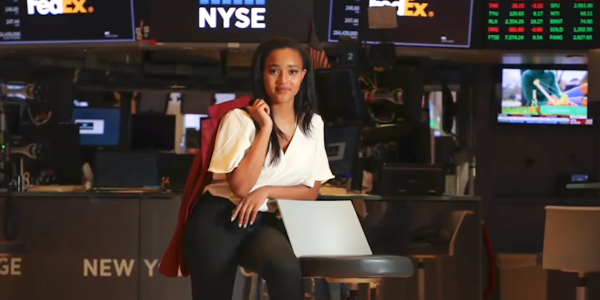 «Я единственный трейдер, работающий полный день на Нью-Йоркской фондовой бирже, а также самая молодая женщина и единственная афроамериканка на торговой площадке»