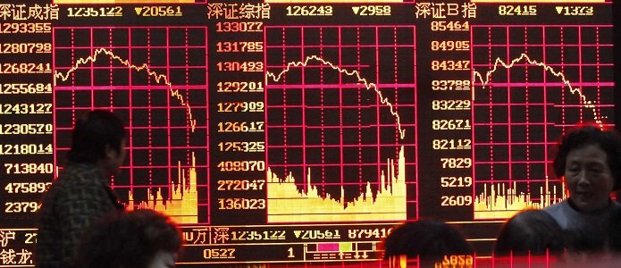 Шанхайский индекс вновь открылся сильным падением