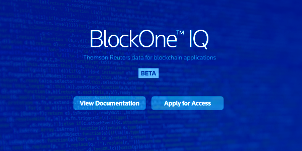 Компания Thomson Reuters запустила смарт-оракула BlockOne IQ в блокчейне
